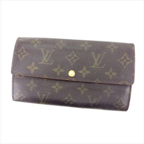 Louis Vuitton Wallet Purse Long Wallet Monogram Woman Authentic - Picture 1 of 10